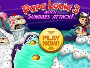 Papa Louie 3: When Sundaes Attack Unblocked