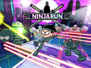 Teen Titans Go: Ninja Run . BrightestGames.com