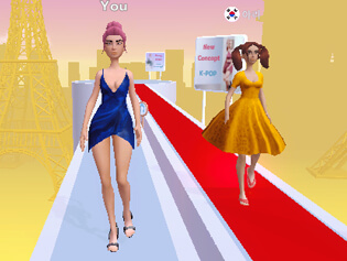 Walkthrough Video Game Fashion Challenge Catwalk Run Load Walkthrough