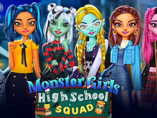 Monster Girls High School Squad - Jogue Monster Girls High School Squad Jogo  Online