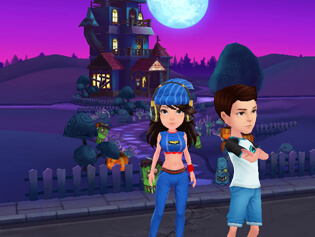 Subway Surfers Fantasy Fest . BrightestGames.com