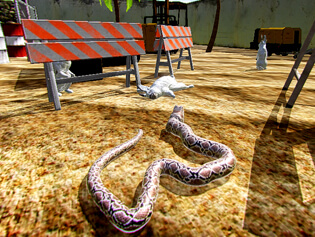 Python: Snake Simulator . Online Games . BrightestGames.com