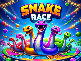 Snake Color Race . Online Games . BrightestGames.com