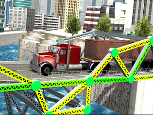 Bridge Builder 3D . Online Games . BrightestGames.com