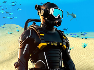 İzlenecek Yol Underwater Survival Deep Dive . BrightestGames.com