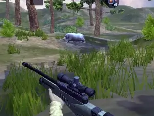 Hunter With Rifle . Online Games . BrightestGames.com